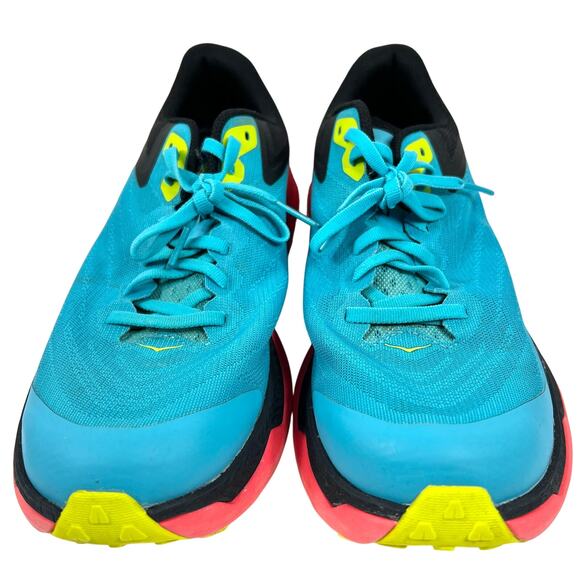 Hoka One Zinal Trail Running Shoe Women's 10.5 B Black/Blue/Pink/Solpink Sneaker - Picture 5 of 16